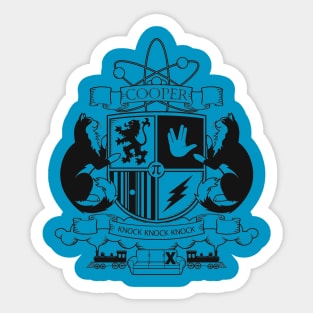 Cooper Coat of Arms (Monochrome Edition) Sticker